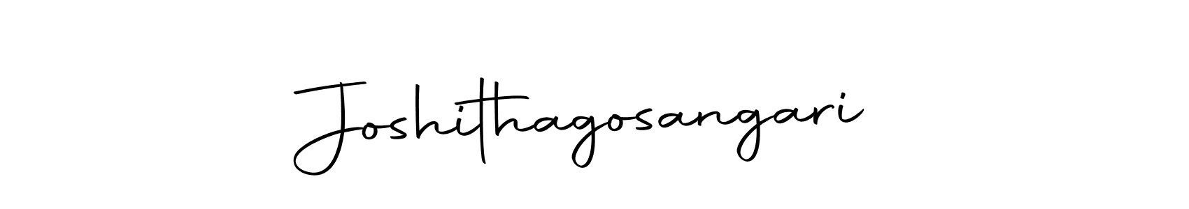 Also we have Joshithagosangari name is the best signature style. Create professional handwritten signature collection using Autography-DOLnW autograph style. Joshithagosangari signature style 10 images and pictures png