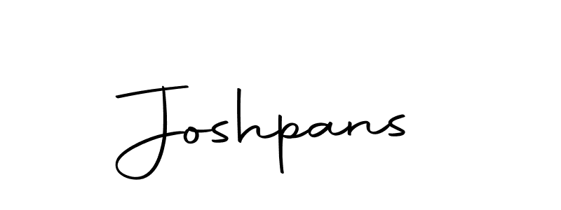 Design your own signature with our free online signature maker. With this signature software, you can create a handwritten (Autography-DOLnW) signature for name Joshpans. Joshpans signature style 10 images and pictures png