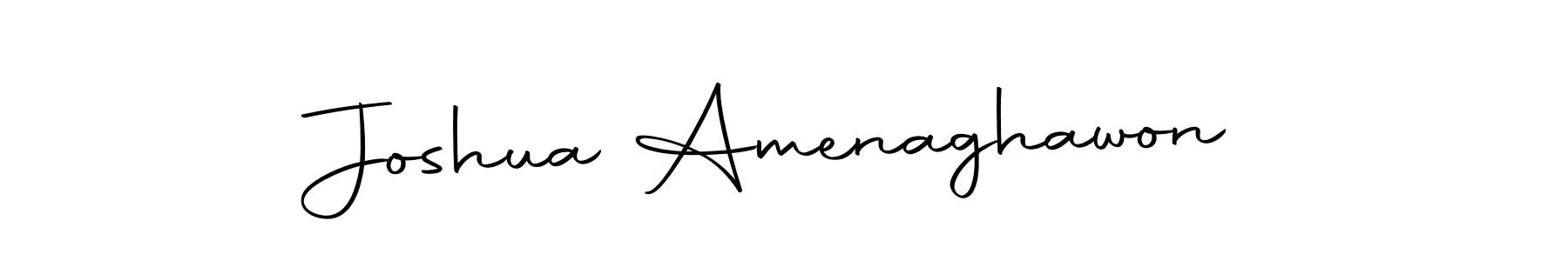 Make a beautiful signature design for name Joshua Amenaghawon. With this signature (Autography-DOLnW) style, you can create a handwritten signature for free. Joshua Amenaghawon signature style 10 images and pictures png