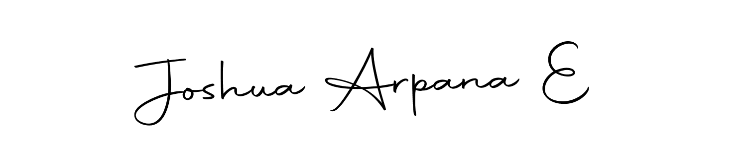 You can use this online signature creator to create a handwritten signature for the name Joshua Arpana E. This is the best online autograph maker. Joshua Arpana E signature style 10 images and pictures png