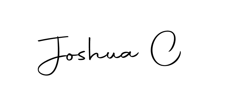 Create a beautiful signature design for name Joshua C. With this signature (Autography-DOLnW) fonts, you can make a handwritten signature for free. Joshua C signature style 10 images and pictures png