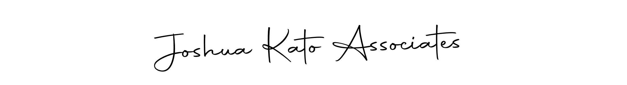 You should practise on your own different ways (Autography-DOLnW) to write your name (Joshua Kato Associates) in signature. don't let someone else do it for you. Joshua Kato Associates signature style 10 images and pictures png