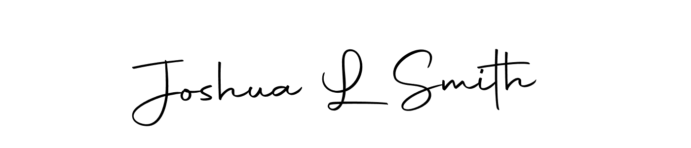 How to make Joshua L Smith name signature. Use Autography-DOLnW style for creating short signs online. This is the latest handwritten sign. Joshua L Smith signature style 10 images and pictures png