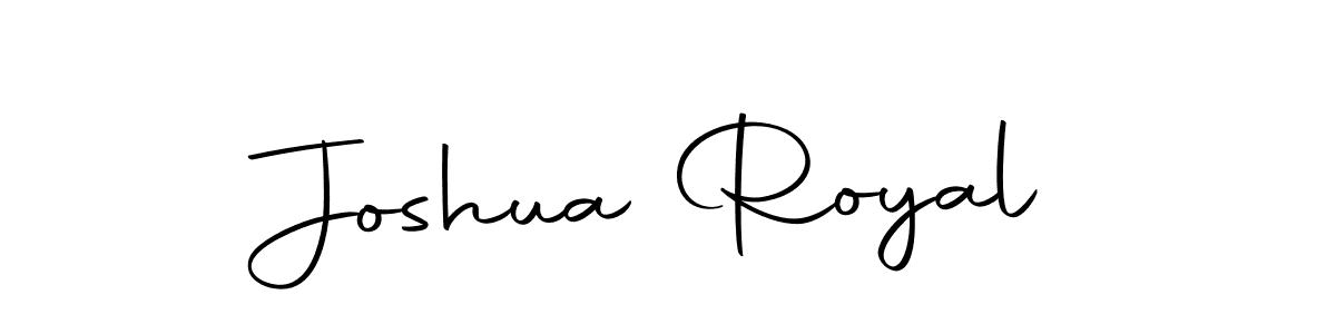 Design your own signature with our free online signature maker. With this signature software, you can create a handwritten (Autography-DOLnW) signature for name Joshua Royal. Joshua Royal signature style 10 images and pictures png