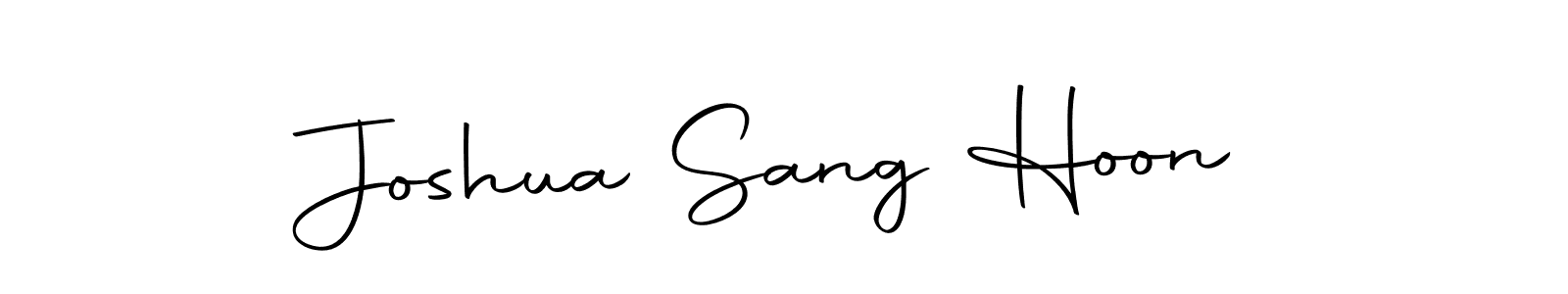 You can use this online signature creator to create a handwritten signature for the name Joshua Sang Hoon. This is the best online autograph maker. Joshua Sang Hoon signature style 10 images and pictures png