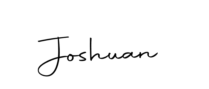 Design your own signature with our free online signature maker. With this signature software, you can create a handwritten (Autography-DOLnW) signature for name Joshuan. Joshuan signature style 10 images and pictures png