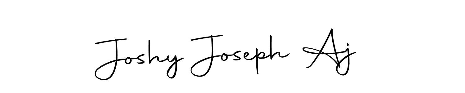 Make a beautiful signature design for name Joshy Joseph Aj. With this signature (Autography-DOLnW) style, you can create a handwritten signature for free. Joshy Joseph Aj signature style 10 images and pictures png