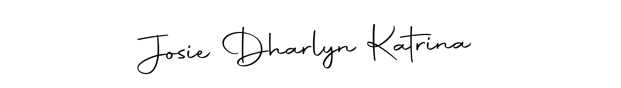Make a short Josie Dharlyn Katrina signature style. Manage your documents anywhere anytime using Autography-DOLnW. Create and add eSignatures, submit forms, share and send files easily. Josie Dharlyn Katrina signature style 10 images and pictures png