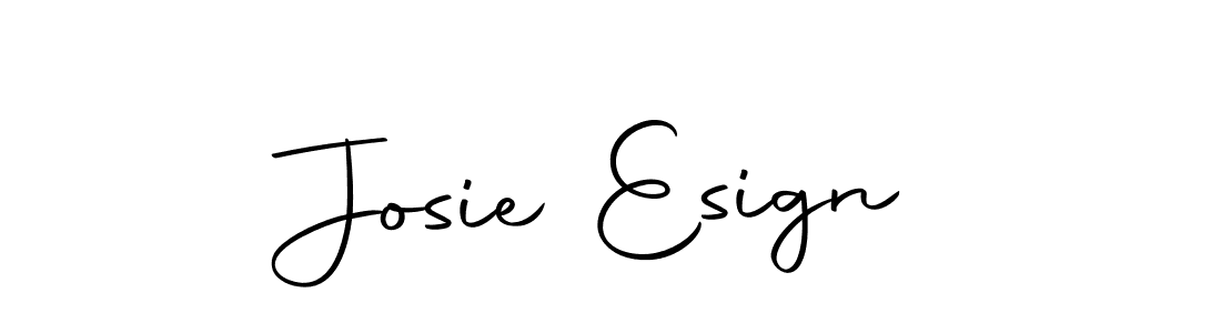 Make a beautiful signature design for name Josie Esign. With this signature (Autography-DOLnW) style, you can create a handwritten signature for free. Josie Esign signature style 10 images and pictures png