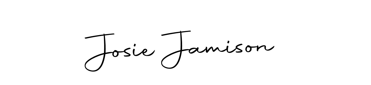 Here are the top 10 professional signature styles for the name Josie Jamison. These are the best autograph styles you can use for your name. Josie Jamison signature style 10 images and pictures png