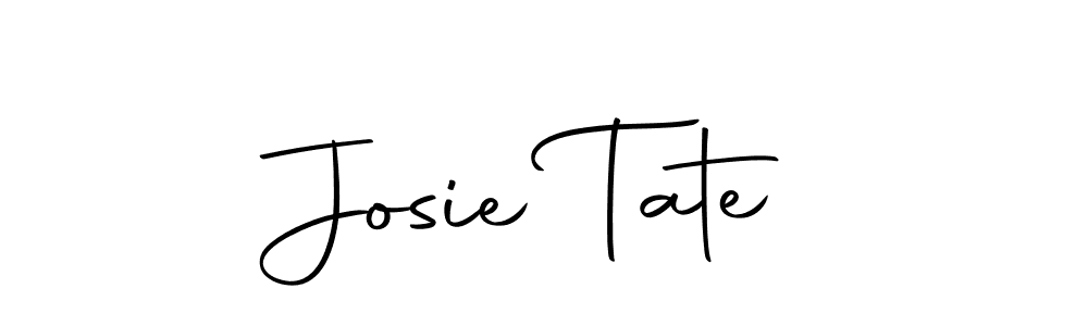 Make a beautiful signature design for name Josie Tate. Use this online signature maker to create a handwritten signature for free. Josie Tate signature style 10 images and pictures png