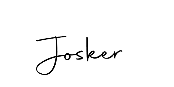 The best way (Autography-DOLnW) to make a short signature is to pick only two or three words in your name. The name Josker include a total of six letters. For converting this name. Josker signature style 10 images and pictures png