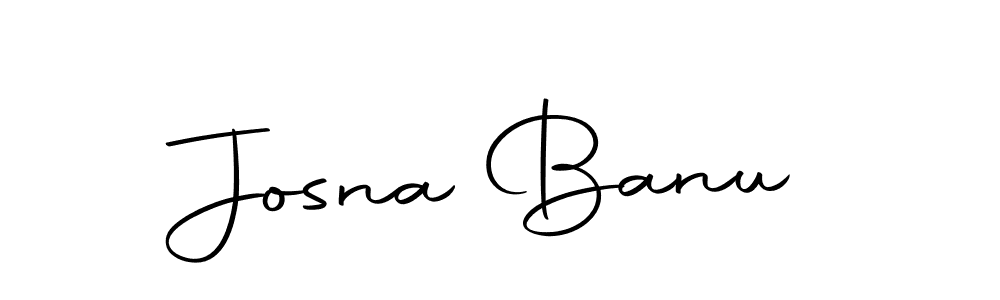 Make a beautiful signature design for name Josna Banu. Use this online signature maker to create a handwritten signature for free. Josna Banu signature style 10 images and pictures png