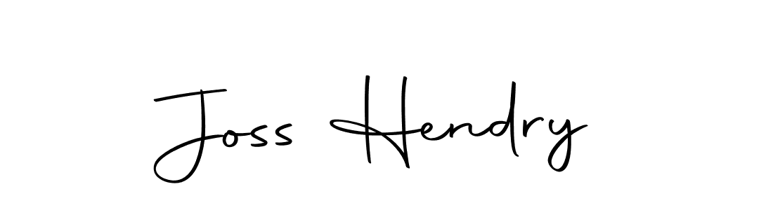 Make a short Joss Hendry signature style. Manage your documents anywhere anytime using Autography-DOLnW. Create and add eSignatures, submit forms, share and send files easily. Joss Hendry signature style 10 images and pictures png