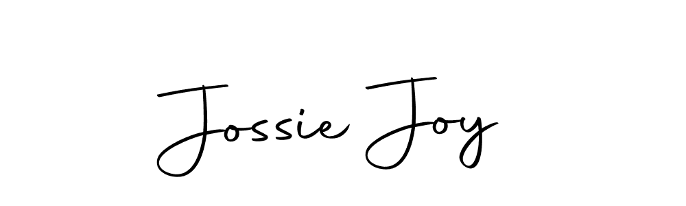 How to make Jossie Joy name signature. Use Autography-DOLnW style for creating short signs online. This is the latest handwritten sign. Jossie Joy signature style 10 images and pictures png