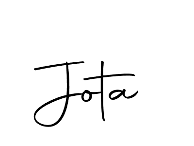 You should practise on your own different ways (Autography-DOLnW) to write your name (Jota) in signature. don't let someone else do it for you. Jota signature style 10 images and pictures png