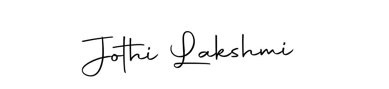 Make a beautiful signature design for name Jothi Lakshmi. With this signature (Autography-DOLnW) style, you can create a handwritten signature for free. Jothi Lakshmi signature style 10 images and pictures png