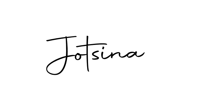 How to make Jotsina signature? Autography-DOLnW is a professional autograph style. Create handwritten signature for Jotsina name. Jotsina signature style 10 images and pictures png