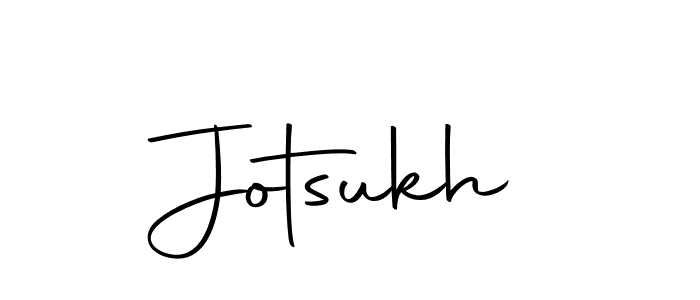 Use a signature maker to create a handwritten signature online. With this signature software, you can design (Autography-DOLnW) your own signature for name Jotsukh. Jotsukh signature style 10 images and pictures png