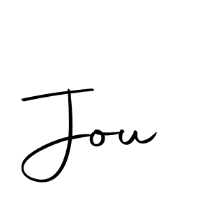 Make a beautiful signature design for name Jou. With this signature (Autography-DOLnW) style, you can create a handwritten signature for free. Jou signature style 10 images and pictures png