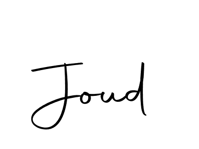 Joud stylish signature style. Best Handwritten Sign (Autography-DOLnW) for my name. Handwritten Signature Collection Ideas for my name Joud. Joud signature style 10 images and pictures png