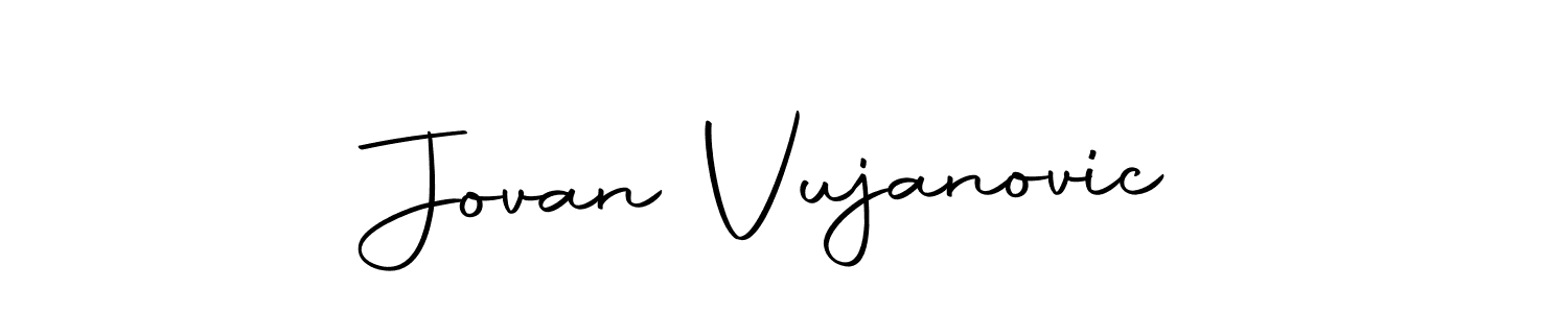 The best way (Autography-DOLnW) to make a short signature is to pick only two or three words in your name. The name Jovan Vujanovic include a total of six letters. For converting this name. Jovan Vujanovic signature style 10 images and pictures png