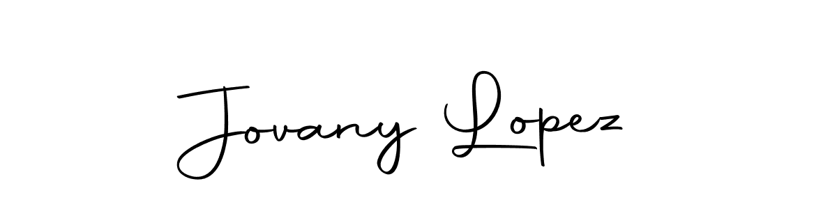 Create a beautiful signature design for name Jovany Lopez. With this signature (Autography-DOLnW) fonts, you can make a handwritten signature for free. Jovany Lopez signature style 10 images and pictures png