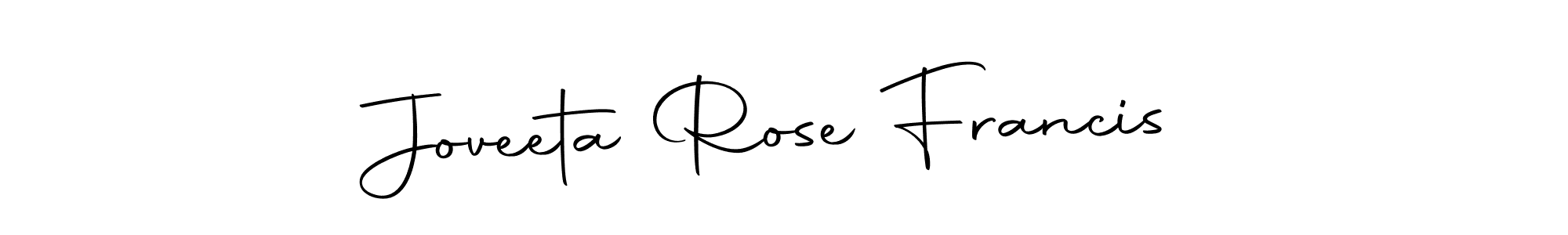 Use a signature maker to create a handwritten signature online. With this signature software, you can design (Autography-DOLnW) your own signature for name Joveeta Rose Francis. Joveeta Rose Francis signature style 10 images and pictures png