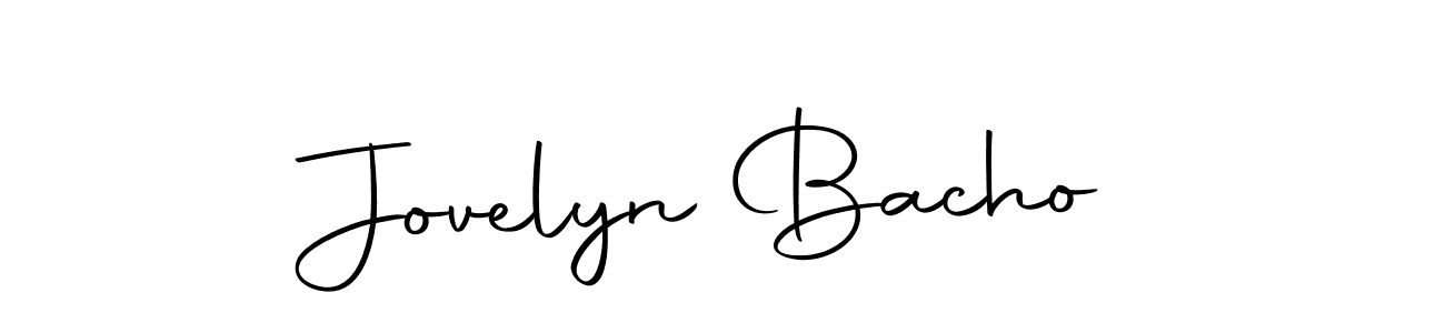 Also we have Jovelyn Bacho name is the best signature style. Create professional handwritten signature collection using Autography-DOLnW autograph style. Jovelyn Bacho signature style 10 images and pictures png