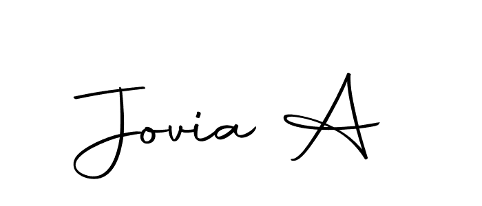 if you are searching for the best signature style for your name Jovia A. so please give up your signature search. here we have designed multiple signature styles  using Autography-DOLnW. Jovia A signature style 10 images and pictures png