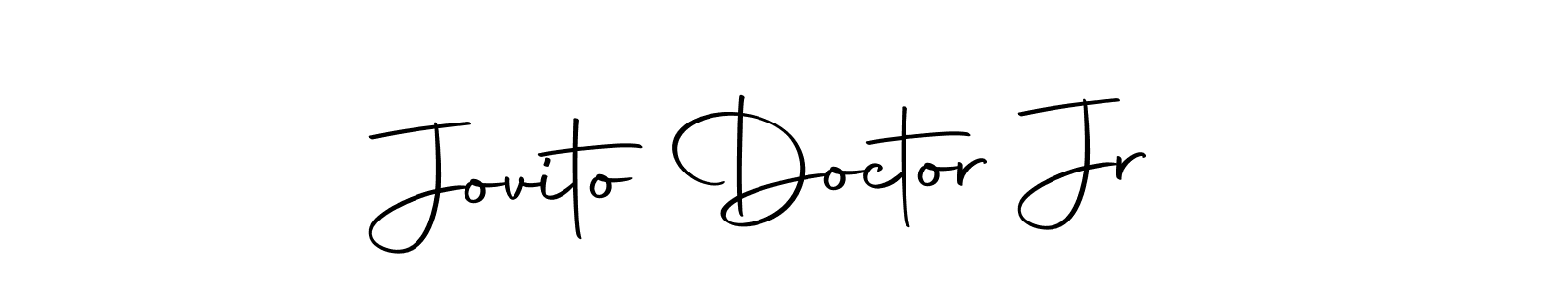 Use a signature maker to create a handwritten signature online. With this signature software, you can design (Autography-DOLnW) your own signature for name Jovito Doctor Jr. Jovito Doctor Jr signature style 10 images and pictures png