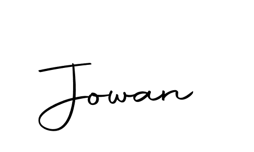 Make a beautiful signature design for name Jowan. With this signature (Autography-DOLnW) style, you can create a handwritten signature for free. Jowan signature style 10 images and pictures png