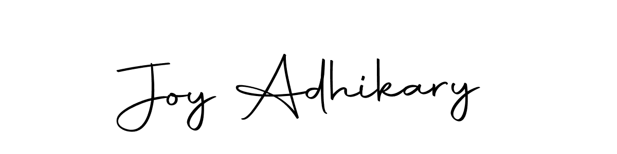 if you are searching for the best signature style for your name Joy Adhikary. so please give up your signature search. here we have designed multiple signature styles  using Autography-DOLnW. Joy Adhikary signature style 10 images and pictures png