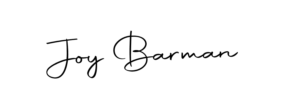 Use a signature maker to create a handwritten signature online. With this signature software, you can design (Autography-DOLnW) your own signature for name Joy Barman. Joy Barman signature style 10 images and pictures png