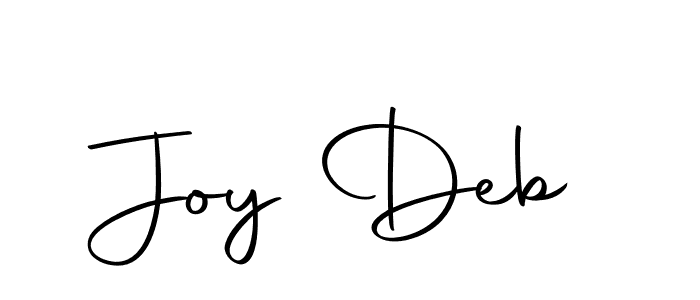 You should practise on your own different ways (Autography-DOLnW) to write your name (Joy Deb) in signature. don't let someone else do it for you. Joy Deb signature style 10 images and pictures png