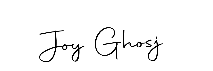 Joy Ghosj stylish signature style. Best Handwritten Sign (Autography-DOLnW) for my name. Handwritten Signature Collection Ideas for my name Joy Ghosj. Joy Ghosj signature style 10 images and pictures png