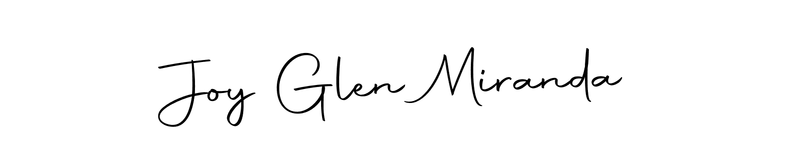 You should practise on your own different ways (Autography-DOLnW) to write your name (Joy Glen Miranda) in signature. don't let someone else do it for you. Joy Glen Miranda signature style 10 images and pictures png