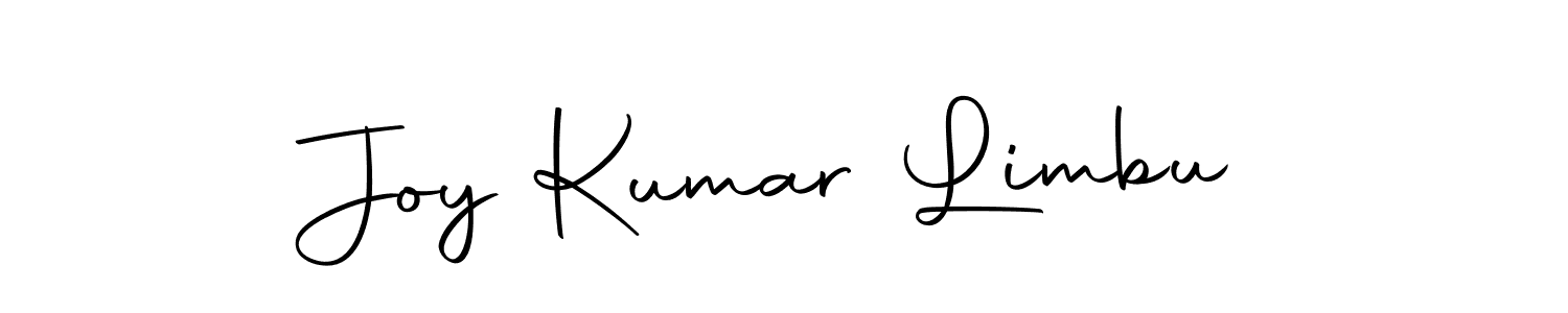 Create a beautiful signature design for name Joy Kumar Limbu. With this signature (Autography-DOLnW) fonts, you can make a handwritten signature for free. Joy Kumar Limbu signature style 10 images and pictures png