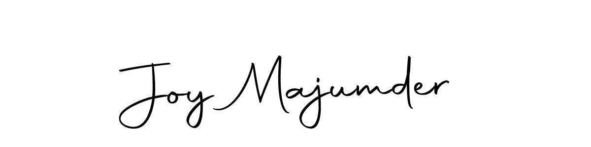 Design your own signature with our free online signature maker. With this signature software, you can create a handwritten (Autography-DOLnW) signature for name Joy Majumder. Joy Majumder signature style 10 images and pictures png