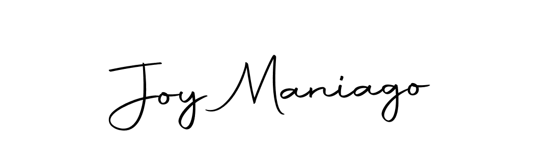 Also we have Joy Maniago name is the best signature style. Create professional handwritten signature collection using Autography-DOLnW autograph style. Joy Maniago signature style 10 images and pictures png