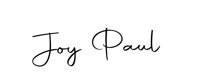 You should practise on your own different ways (Autography-DOLnW) to write your name (Joy Paul) in signature. don't let someone else do it for you. Joy Paul signature style 10 images and pictures png