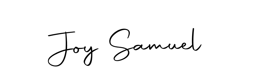 Use a signature maker to create a handwritten signature online. With this signature software, you can design (Autography-DOLnW) your own signature for name Joy Samuel. Joy Samuel signature style 10 images and pictures png