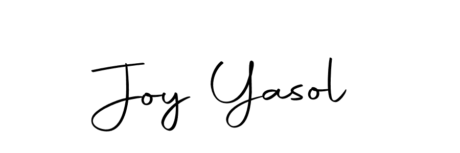 Create a beautiful signature design for name Joy Yasol. With this signature (Autography-DOLnW) fonts, you can make a handwritten signature for free. Joy Yasol signature style 10 images and pictures png