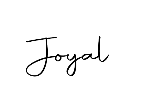 Use a signature maker to create a handwritten signature online. With this signature software, you can design (Autography-DOLnW) your own signature for name Joyal. Joyal signature style 10 images and pictures png