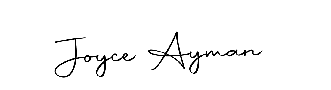 It looks lik you need a new signature style for name Joyce Ayman. Design unique handwritten (Autography-DOLnW) signature with our free signature maker in just a few clicks. Joyce Ayman signature style 10 images and pictures png