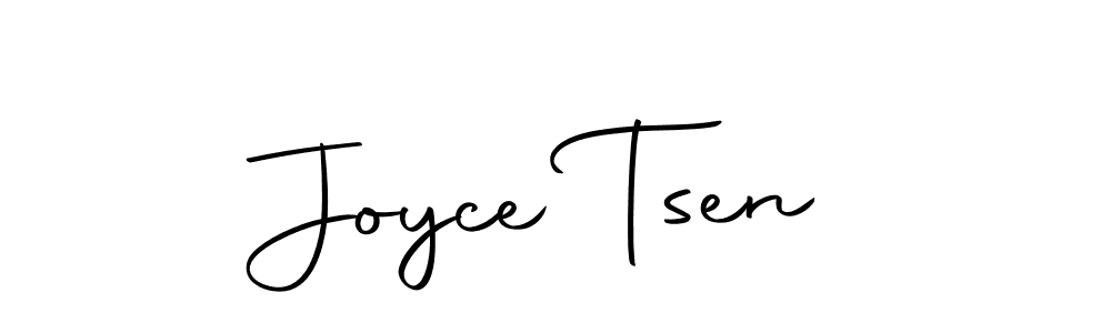 How to make Joyce Tsen name signature. Use Autography-DOLnW style for creating short signs online. This is the latest handwritten sign. Joyce Tsen signature style 10 images and pictures png