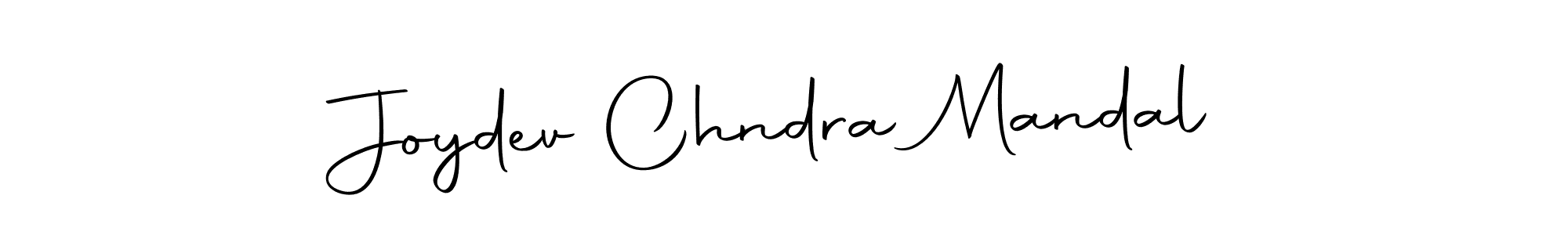 How to make Joydev Chndra Mandal name signature. Use Autography-DOLnW style for creating short signs online. This is the latest handwritten sign. Joydev Chndra Mandal signature style 10 images and pictures png