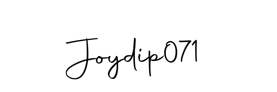 Use a signature maker to create a handwritten signature online. With this signature software, you can design (Autography-DOLnW) your own signature for name Joydip071. Joydip071 signature style 10 images and pictures png