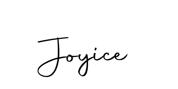 Design your own signature with our free online signature maker. With this signature software, you can create a handwritten (Autography-DOLnW) signature for name Joyice. Joyice signature style 10 images and pictures png