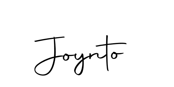 Design your own signature with our free online signature maker. With this signature software, you can create a handwritten (Autography-DOLnW) signature for name Joynto. Joynto signature style 10 images and pictures png